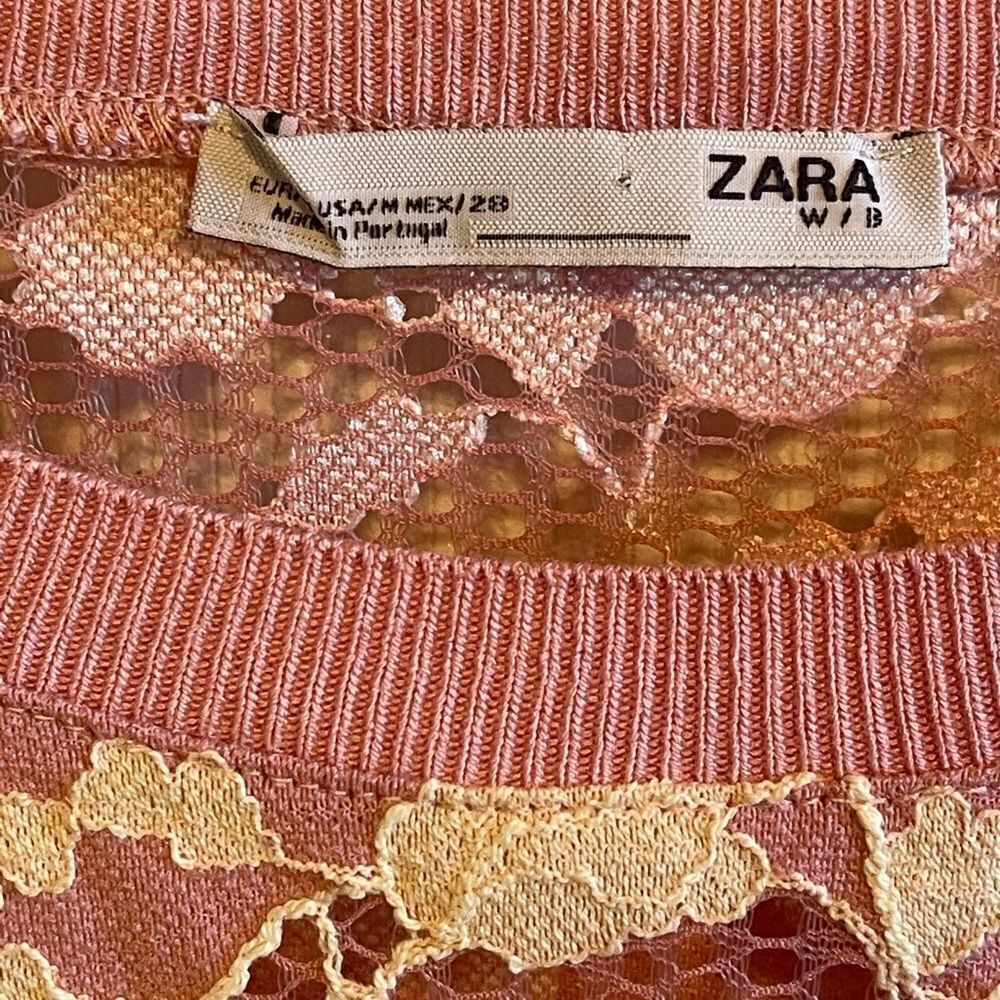 ZARA lace top sz M - Picture 4 of 7